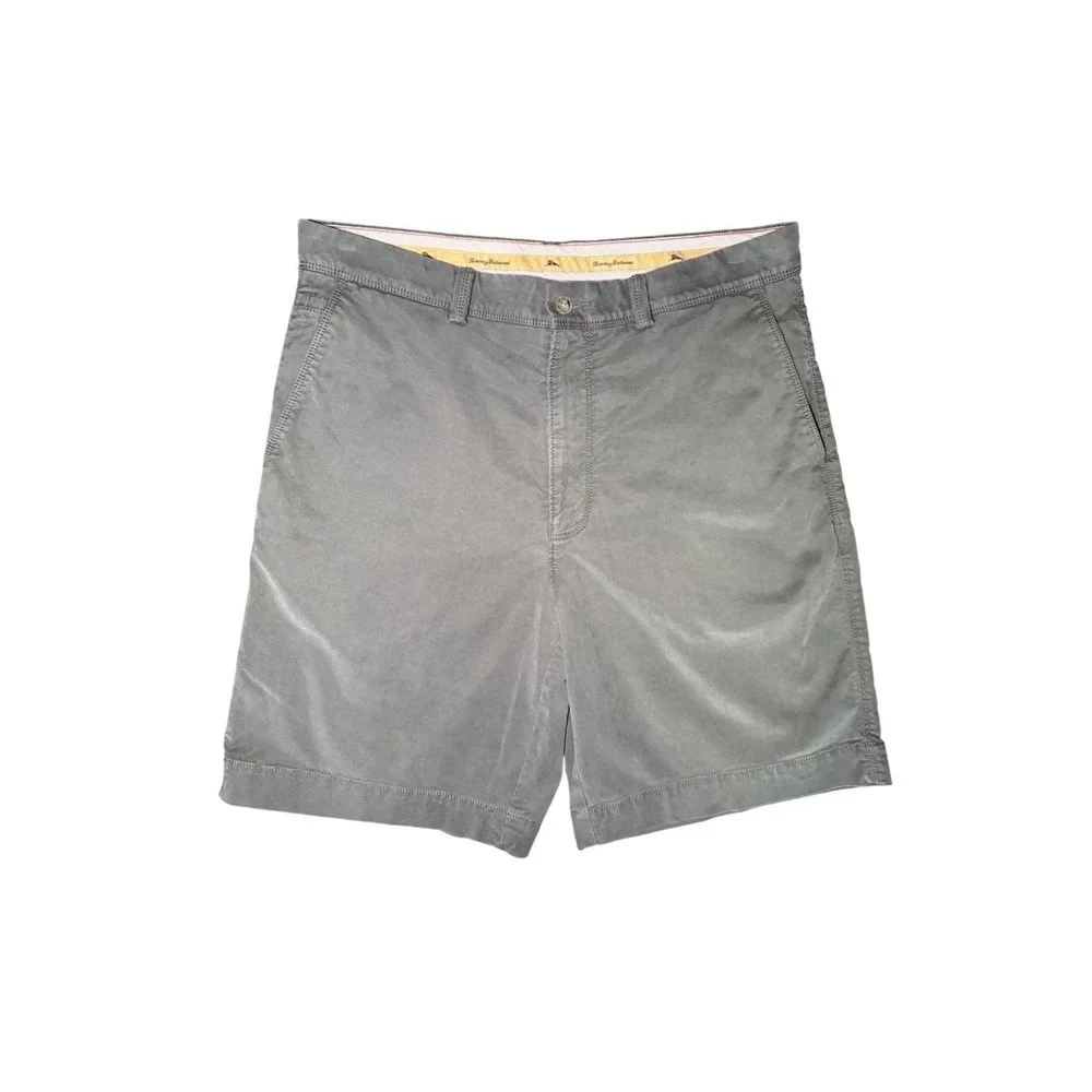 Tommy Bahama Olive Green Chino Shorts Men Size 34 Stretch